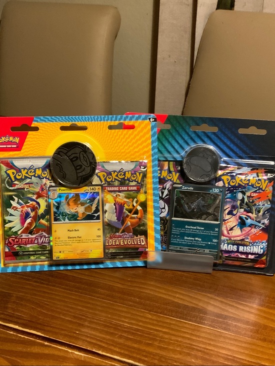 Pokemon tcg booster packs Other - Trading Card Game Blister Pack - Yellow & Blue